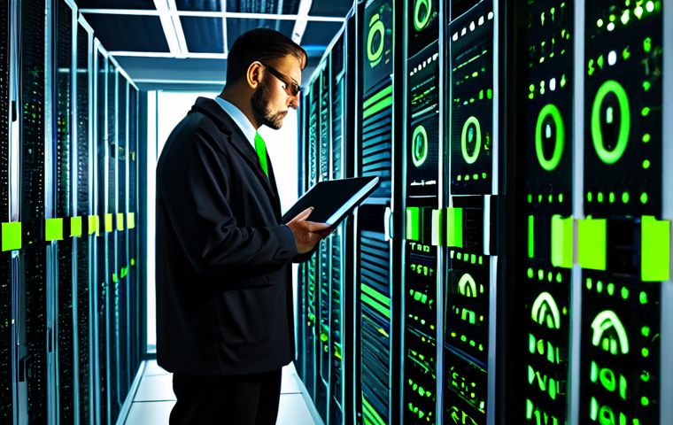 Secure Data on Linux Server**

"A stylized Linux server rack in a modern data center, with glowing green encryption symbols overlayed. A professional IT engineer in appropriate attire is carefully inspecting the server. Focus on secure data transfer. Safe for work, appropriate content, fully clothed, professional, perfect anatomy, correct proportions, high quality, digital illustration, family-friendly."

**