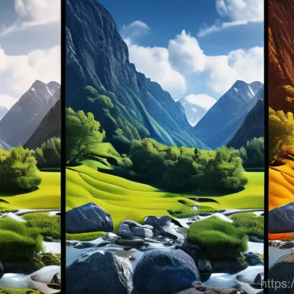 리눅스에서 네트워크 설정 방법 - Here are three detailed image generation prompts in English: