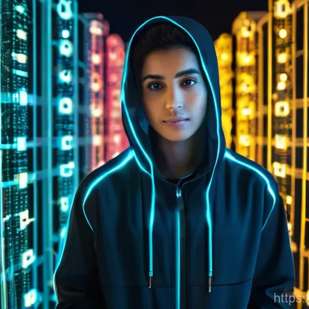 리눅스에서 SSH 설정 및 사용법 - **Prompt:** A confident, young adult (18-25 years old, of subtly Middle Eastern appearance, wearing ...